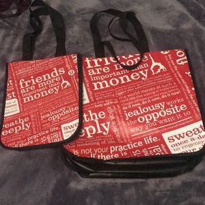 In good  shape Lulu shopping bags